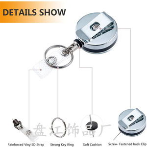4cm half-metal <b>wire</b> rope butterfly easy-pull buckle, frosted shell, <b>flower</b>-shaped easy-pull, anti-loss and anti-theft, in stock. - Product Image 4