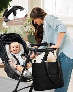 Nuovo arrivo impermeabile 15.6 pollici da viaggio piumino Tote Bag per pannolini con fasciatoio ciuccio - Product Image 6