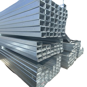 Tubos de aço retangulares de metal galvanizado carbono quente DIP Tubos quadrados - Product Image 1