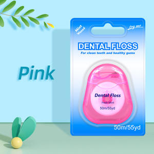 Fil <span class=keywords><strong>dentaire</strong></span> ciré coloré à la menthe fraîche 50M pour des dents propres et des gencives saines - Product Image 3