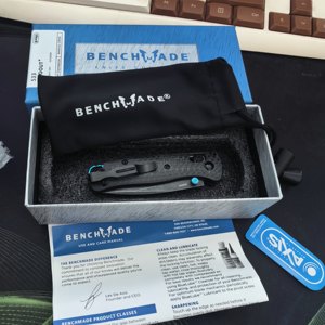 โรงงาน TREDKNIX ขายส่ง มีด MINI BM 533-3 ด้ามคาร์บอนไฟเบอร์ ใบมีดแบบ Drop Point เหล็ก S90V คุณภาพอุตสาหกรรม รับผลิตตามแบบ OEM - Product Image 4