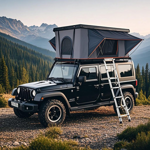 Carpa <span class=keywords><strong>de</strong></span> Techo Automática Personalizada <span class=keywords><strong>de</strong></span> Alta Calidad <span class=keywords><strong>para</strong></span> <span class=keywords><strong>SUV</strong></span>, con Soporte Recto <span class=keywords><strong>de</strong></span> ABS, Tela Oxford Impermeable y Escalera - Product Image 3