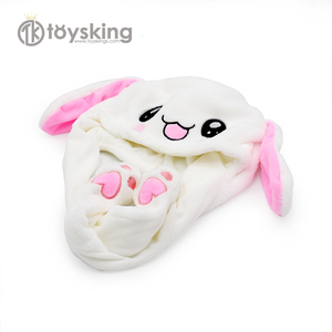 TK <span class=keywords><strong>lapin</strong></span> <span class=keywords><strong>lapin</strong></span> oreille en peluche chapeau mobile sautant <span class=keywords><strong>lapin</strong></span> oreille drôle mignon animaux en peluche jouets en peluche chapeau - Product Image 2