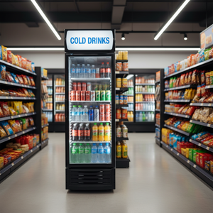 <span class=keywords><strong>Vitrina</strong></span> de congelación <span class=keywords><strong>vertical</strong></span> Exhibición <span class=keywords><strong>vertical</strong></span> Enfriador de cola Puerta de vidrio simple <span class=keywords><strong>Vitrina</strong></span> de refrigerador <span class=keywords><strong>vertical</strong></span> comercial - Product Image 6