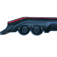 Kit de carrocería para parachoques trasero de coche, alerón, Protector de esquina para Toyota Corolla 2019, 2020, 2021, 2022, difusor trasero, labio de escape