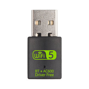 Adaptador USB sem fio EDUP EP-AC1633S 600Mbps para PC Wifi5 Dongle USB2.0 Cartão Netwok com Bluetooth 4.2