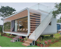 Cápsula Móvil de Lujo Prefabricada y Duradera Tipo Apple Cabin Pod, Casa Modular Pequeña para Resorts en Zonas Escénicas y Caseta de Jardín