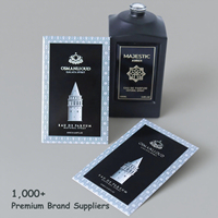 Étiquettes Métalliques Gaufrées Personnalisées avec Logo Privé, Autocollantes en Aluminium, Résistantes à l'Huile, pour Bouteilles de Cosmétiques et de Parfums
