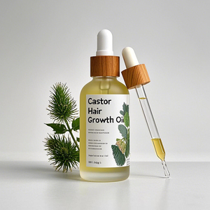 Aceite de Ricino de Marca Privada al por Mayor, Fórmula 100% Pura para Fortalecer el Cabello, Barba y Piel Afro - Product Image 6