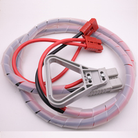 Kit konektor cepat baterai 40A/50A/120A/175A/180A, 1-ke-2 untuk konektor pengisian cepat baterai forklift listrik