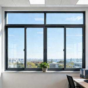 Fenêtre coulissante en verre trempé à rupture de pont thermique insonorisée avec double vitrage pour maison résidentielle, prix d'usine - Product Image 1