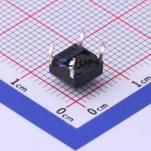 UK-B0202-G4.3-250 Tactile Switch Through hole-4P,6x6mm Switch Single Pole Single Throw Round Button 2.5N Through Hole - Product Image 2