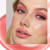 Baume à lèvres hydratant et repulpant au beurre de peptides personnalisé, brillant et coloré, soin des lèvres multi-couleurs