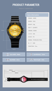 School Learning 12 Hour Fashion 50m Waterpoof Boy Girl <span class=keywords><strong>Reloj</strong></span> De Cuarzo - Product Image 5