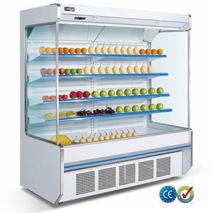 Supermarché Ouvert Utilisé <span class=keywords><strong>Vitrine</strong></span> Réfrigérée <span class=keywords><strong>Boisson</strong></span> Fruits Légumes Réfrigérateur - Product Image 3