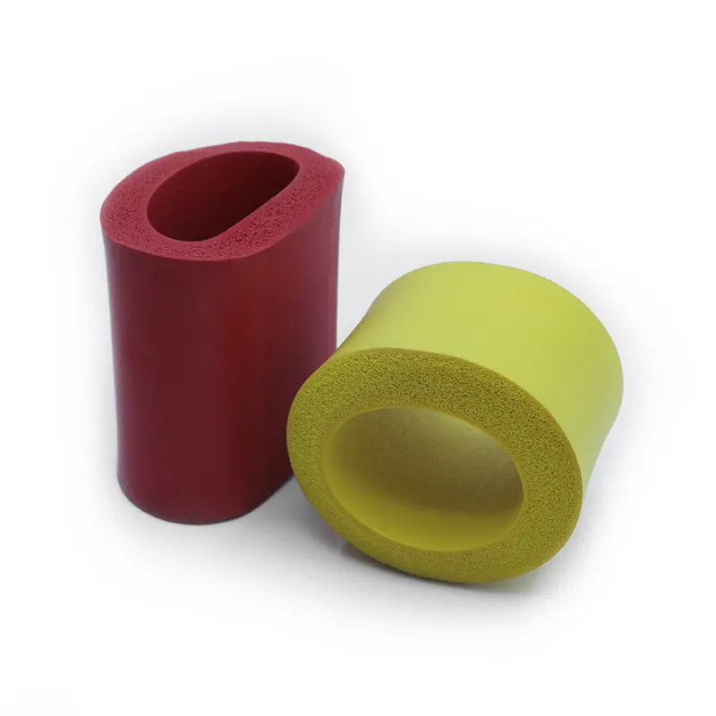 Hardness customized fireproof silicone foam sponge tube