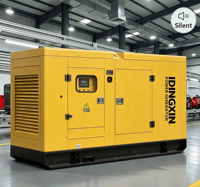 Güvenilir 80kw 100kva Sessiz Tip Dizel Jeneratör 60Hz Ticari Kullanım İçin