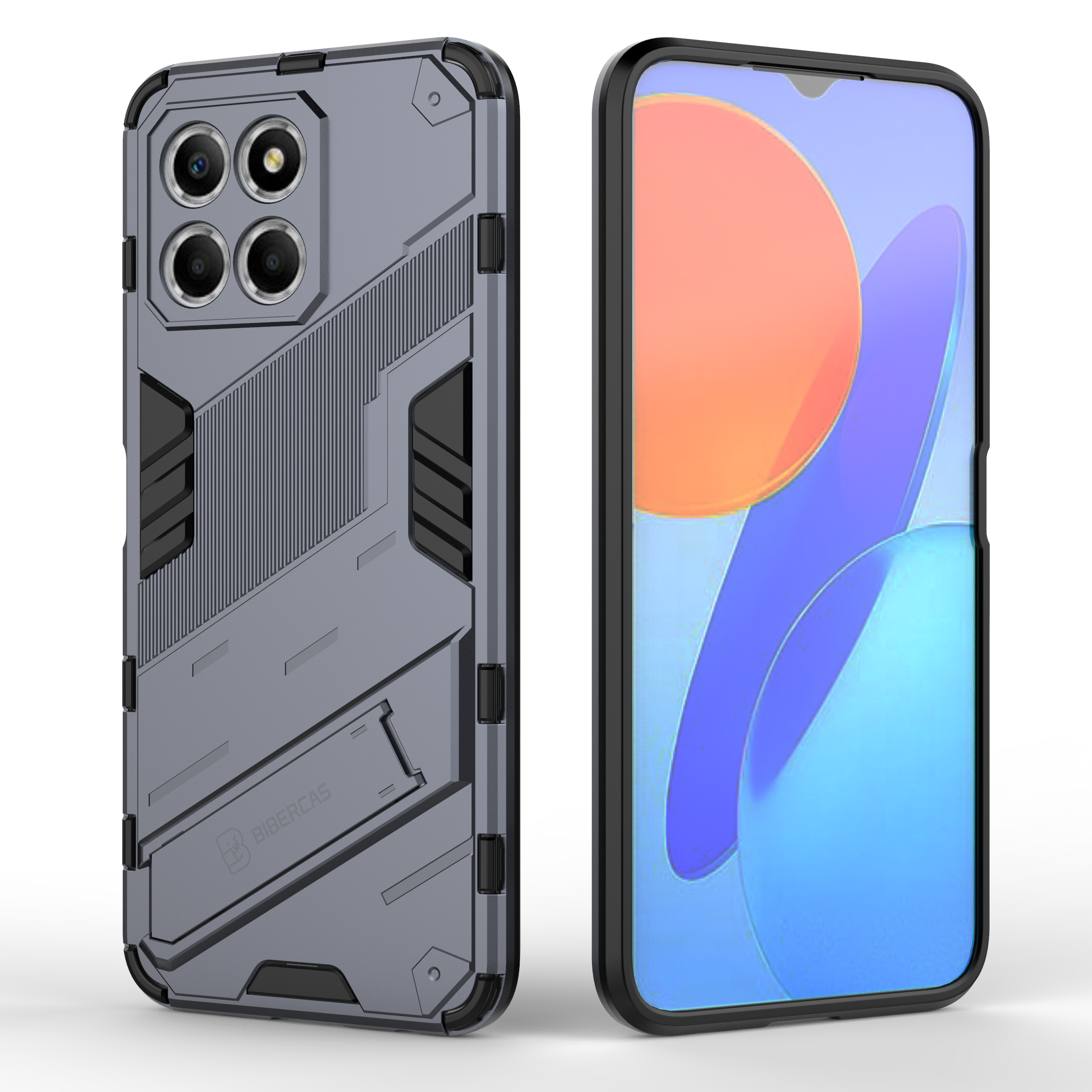 Punk Armor Drop Kickstand Shockproof Phone Cover for Huawei