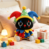 Jouets en peluche OEM, clown corpulent personnalisé pour Halloween, animal en peluche avec détails colorés pour enfants de tous âges, décoration