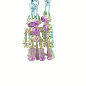 Llavero con Luz de Robot Cibernético Impreso en 3D con Patrón Animal, Material PLA Duradero y Ecológico - Product Image 6