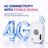 Localizador GPS Personal 4G LTE con Botón de Pánico SOS, Chat de Voz, Geocerca, Alarma de Vibración, Dispositivo de Seguimiento para Personas Mayores y Niños