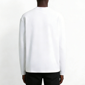 <span class=keywords><strong>T</strong></span>-<span class=keywords><strong>shirt</strong></span> personnalisé pour homme, 100% coton, qualité supérieure, col rond <span class=keywords><strong>côtelé</strong></span>, manches longues, streetwear, <span class=keywords><strong>t</strong></span>-<span class=keywords><strong>shirt</strong></span> lourd 100% coton pour homme - Product Image 2