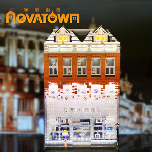 ชุดสตรีทวิวเมือง3770ชิ้นโมเดลกลิตเตอร์ตัวต่อของเล่นสำหรับเด็ก - Product Image 4