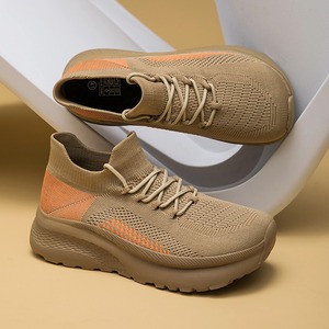 Zapatillas Deportivas para Parejas, Parte Superior de Malla Tejida, Transpirables, Punta Ancha, Ancho Amplio, Cómodas, Casuales, para Hombre y Mujer - Product Image 4