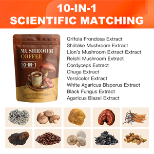 Factory Wholesale Mushroom Complex <strong>Coffee</strong> Powder Ganoderma Lucidum Lion's Mane <strong>Coffee</strong> <strong>Low</strong> <strong>Acid</strong> Plant Extract Instant <strong>Coffee</strong> - Product Image 3