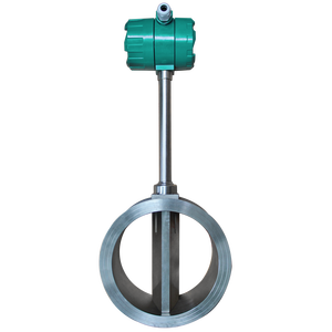 Débitmètre numérique en acier inoxydable pour air et gaz avec écran LCD, haute précision, mesure du débit, conception intégrée OEM, connexion à bride, numérique - Product Image 2