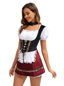<span class=keywords><strong>Costume</strong></span> <span class=keywords><strong>da</strong></span> ragazza della birra tedesca <span class=keywords><strong>Sexy</strong></span> <span class=keywords><strong>Sexy</strong></span> dell'Oktoberfest per le signore Plus Size in maschera personaggio della <span class=keywords><strong>cameriera</strong></span> del Festival - Product Image 5