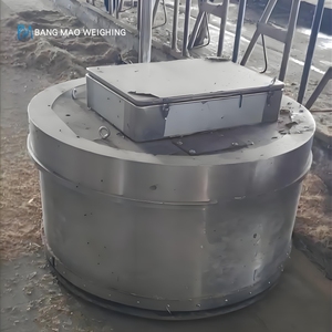 Thép không gỉ mới gia súc/Bò trang trại thức ăn Pusher robot cho chăn nuôi điện thoại di động Ai-Powered có thể đi bộ trên của nó có thể hiển thị dữ liệu. - Product Image 3