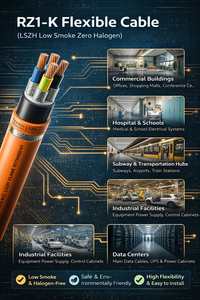 Câble EES RZ1-K Gummikabel H07RN-F Câble d'alimentation flexible en caoutchouc 5x50mm2 450/750V Câble industriel et de chantier pour l'Allemagne et l'Europe - Product Image 5