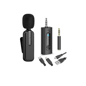 ไมโครโฟนไร้สาย K35บันทึกมินิแบบมืออาชีพไมโครโฟนคอนเดนเซอร์รอบทิศทางสำหรับกล้องโทรศัพท์ไอโฟนแอนดรอยด์ - Product Image 1