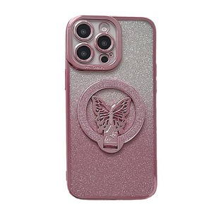 Gradient Màu Thông Minh Điện Thoại Di Động Trường Hợp Đối Với iPhone 11 12 13 Pro Cho iPhone 6S 7 10 XR XS-Long Lanh Bướm Chủ Điện Thoại Di Động Trường Hợp - Product Image 3