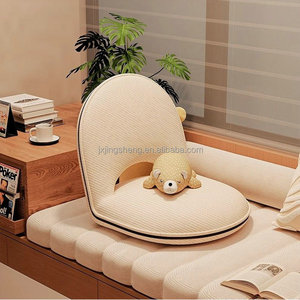 Silla Plegable de Tela de Alta Calidad Estilo Moderno 2026, Silla de Piso con Respaldo - Product Image 2