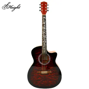 Mô hình vân sam gỗ tay trái Acoustic Guitar điện cho đầu - Product Image 1