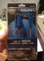 Cable Adaptador USB a Serial con Puerto Macho RS232 DB9, Chipset FTDI, Compatible con Windows 10, 8, 7 y Mac Linux