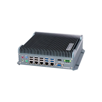 Industrie sans ventilateur Mini Box Pc intégré Support informatique personnalisé en alliage d'aluminium I3 I5 I7 Mini Box Pcs avec fentes Pcie