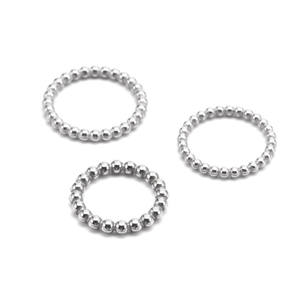 Vente en gros de perles rondes en <span class=keywords><strong>acier</strong></span> inoxydable sans soudure pour collier et bracelet DIY, accessoires de bijoux en <span class=keywords><strong>acier</strong></span> inoxydable - Product Image 4