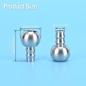 หลอดดูดสุญญากาศสแตนเลส Mingou รุ่นใสและสีแดง สำหรับล้างรถ หัวดูดแบบใช้แล้วทิ้ง - Product Image 4