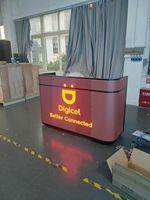 Station de DJ TOPvision, pupitre de table portable, mur vidéo LED, cabine DJ pour boîte de nuit, bar