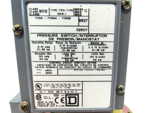 Interrupteur industriel Square D 9012GDW1 9012G DW-1 9012GGW1 9012GAW1 - Meilleur prix en stock - Product Image 4