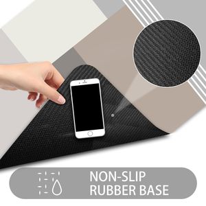 Tapis de sol de salle de bain en microfibre écologique, avec support en caoutchouc naturel durable, antidérapant, accessoire de douche et de <span class=keywords><strong>toilette</strong></span>, absorbant les ondes - Product Image 4