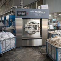 Laveuse-essoreuse industrielle haute performance 30 kg entièrement automatique pour usage commercial, hôtels et hôpitaux
