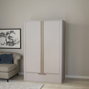 Élevez la chambre de votre appartement avec l'armoire double élégante et fonctionnelle Lulu pour ranger l'essentiel - Product Image 4