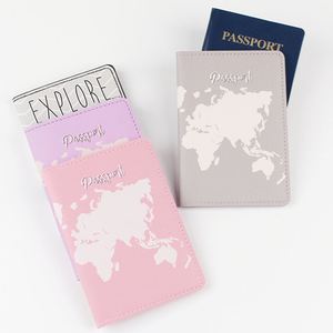 Funda de Pasaporte de Cuero PU con Logotipo Personalizado, Decorada con Letras, Impermeable, para Viajes, Tarjetero, Estuche para Tarjetas de Visita, Elegante - Product Image 6