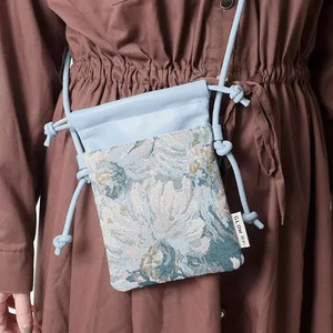 Bolsa de Mensajero de Lona para Teléfono Móvil, Monedas, Viajes, con Cordón, Cremallera, para Compras, con Impresión de Logotipo a Color - Product Image 3