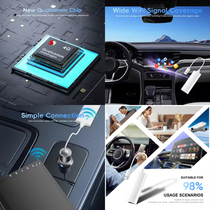 Podofo 4G Mobile Portable <b>Wireless</b> WiFi <b>Adapter</b> Module Non-SIM Network Hotspot Router USB Plug & Play for Car OEM Manufacturer - Product Image 2