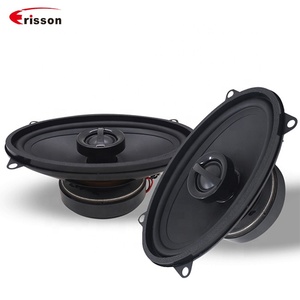 Haut-parleur coaxial professionnel pour portière de voiture 4x6 pouces en fer, 20 Watts, 3 Ohms, Noir, 12V pour rénovation/amélioration - Product Image 1